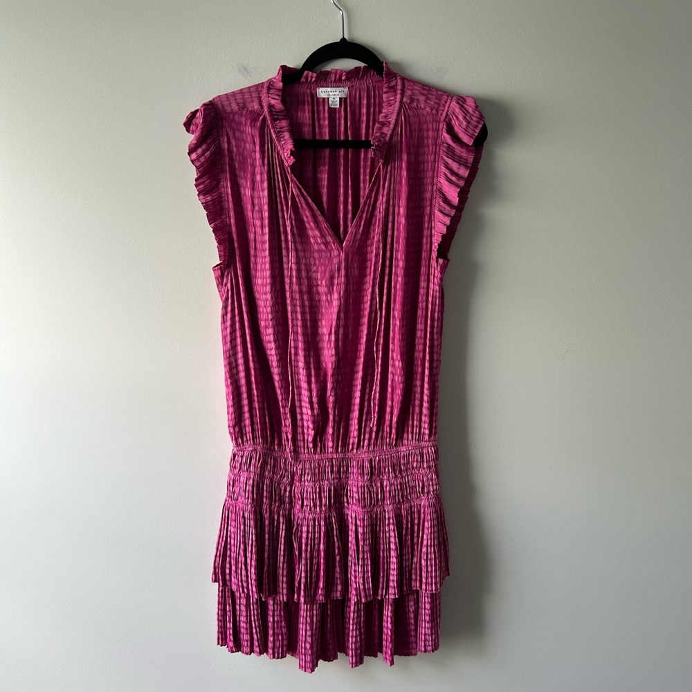 Current Air pink drop waist dress